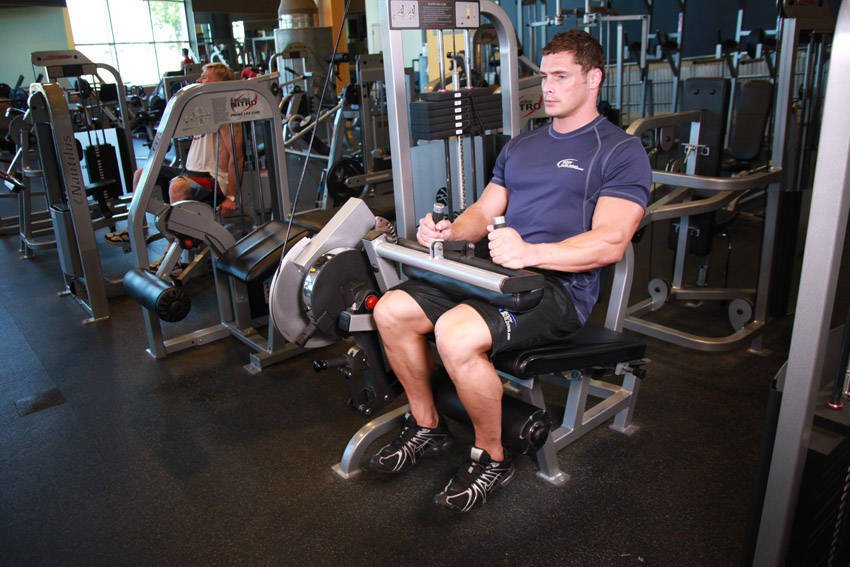 Leg Curl (machine, seated or lying) — End